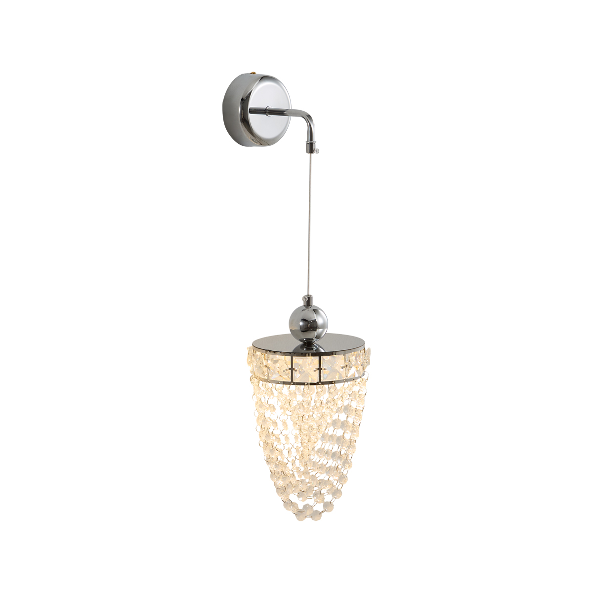 cascading crystal wall lamp 1 cascading crystal wall lamp