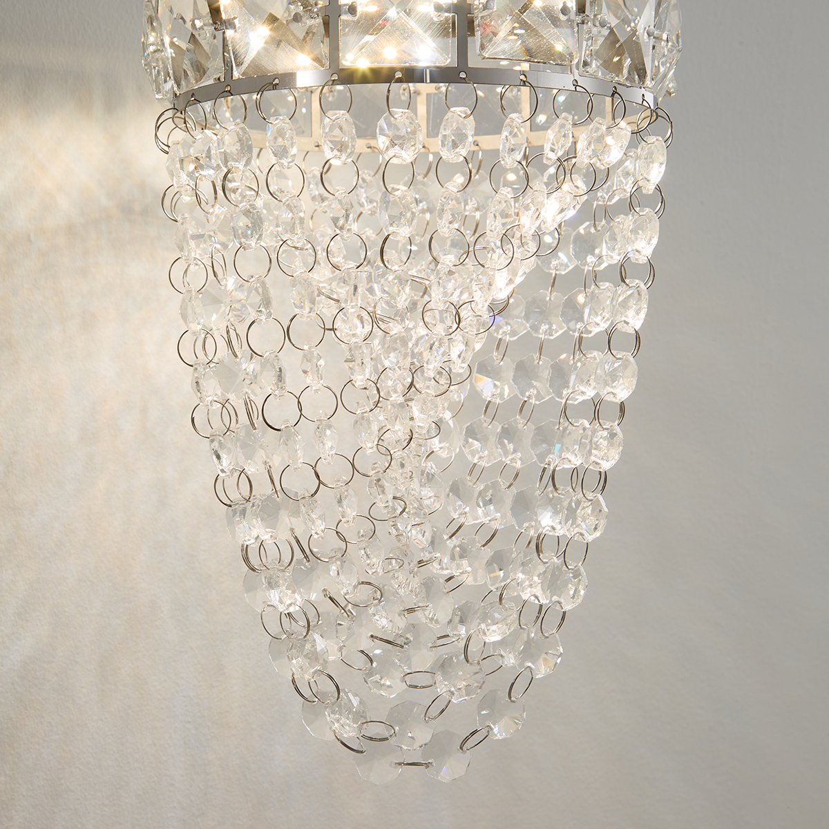 cascading crystal wall lamp 4 cascading crystal wall lamp - Image 4