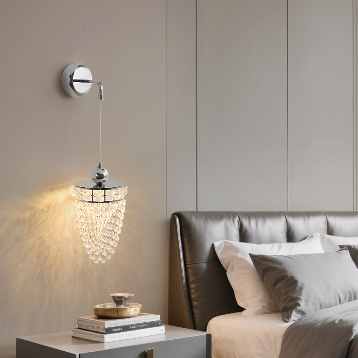cascading crystal wall lamp 6 cascading crystal wall lamp - Image 6