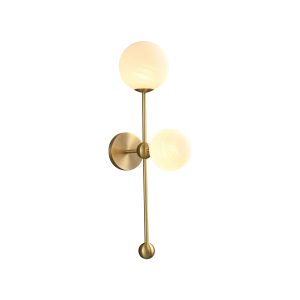 Mid-century modern globe sconce