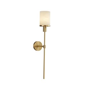 Contemporary Cylindrical Glass Wall Lamp
