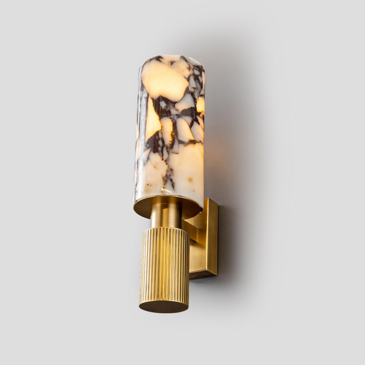 Art Deco Brass Wall Sconce 2 Art Deco Brass Wall Sconce - Image 2