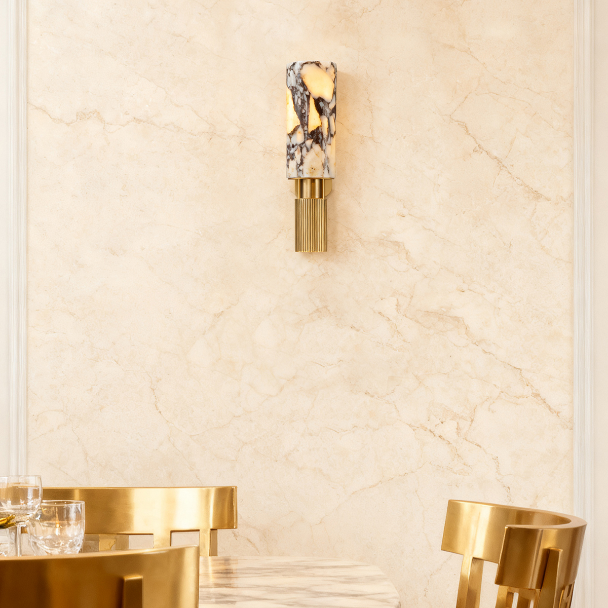 Art Deco Brass Wall Sconce 7 Art Deco Brass Wall Sconce - Image 7