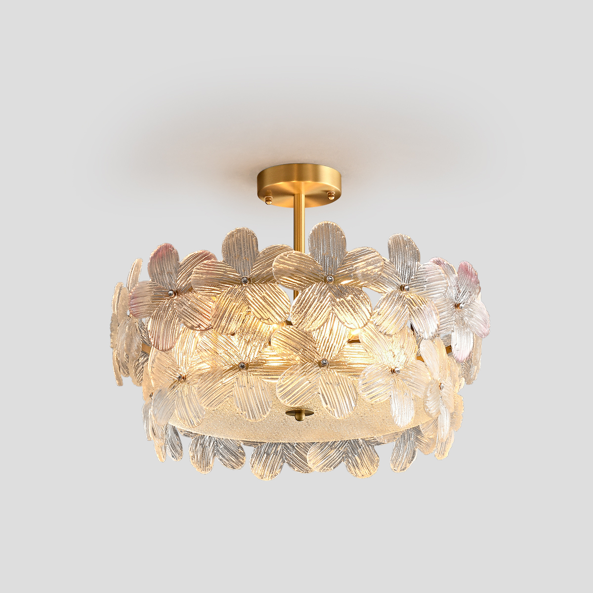 Blossoming Elegance: Modern Luxury Flush Mount Flower Chandelier 1 Blossoming Elegance: Modern Luxury Flush Mount Flower Chandelier