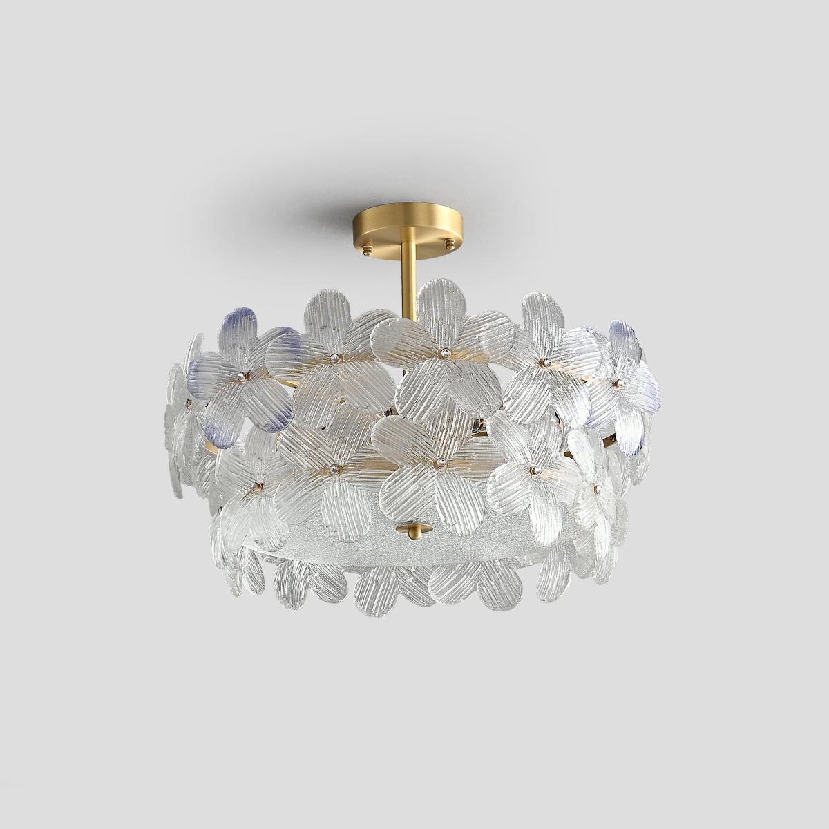 Blossoming Elegance: Modern Luxury Flush Mount Flower Chandelier 3 Blossoming Elegance: Modern Luxury Flush Mount Flower Chandelier - Image 3