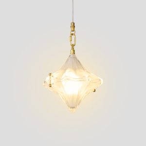 Geometric Glass Pendant Light