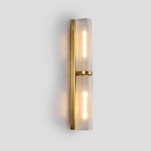 Frosted Glass Tube Sconce